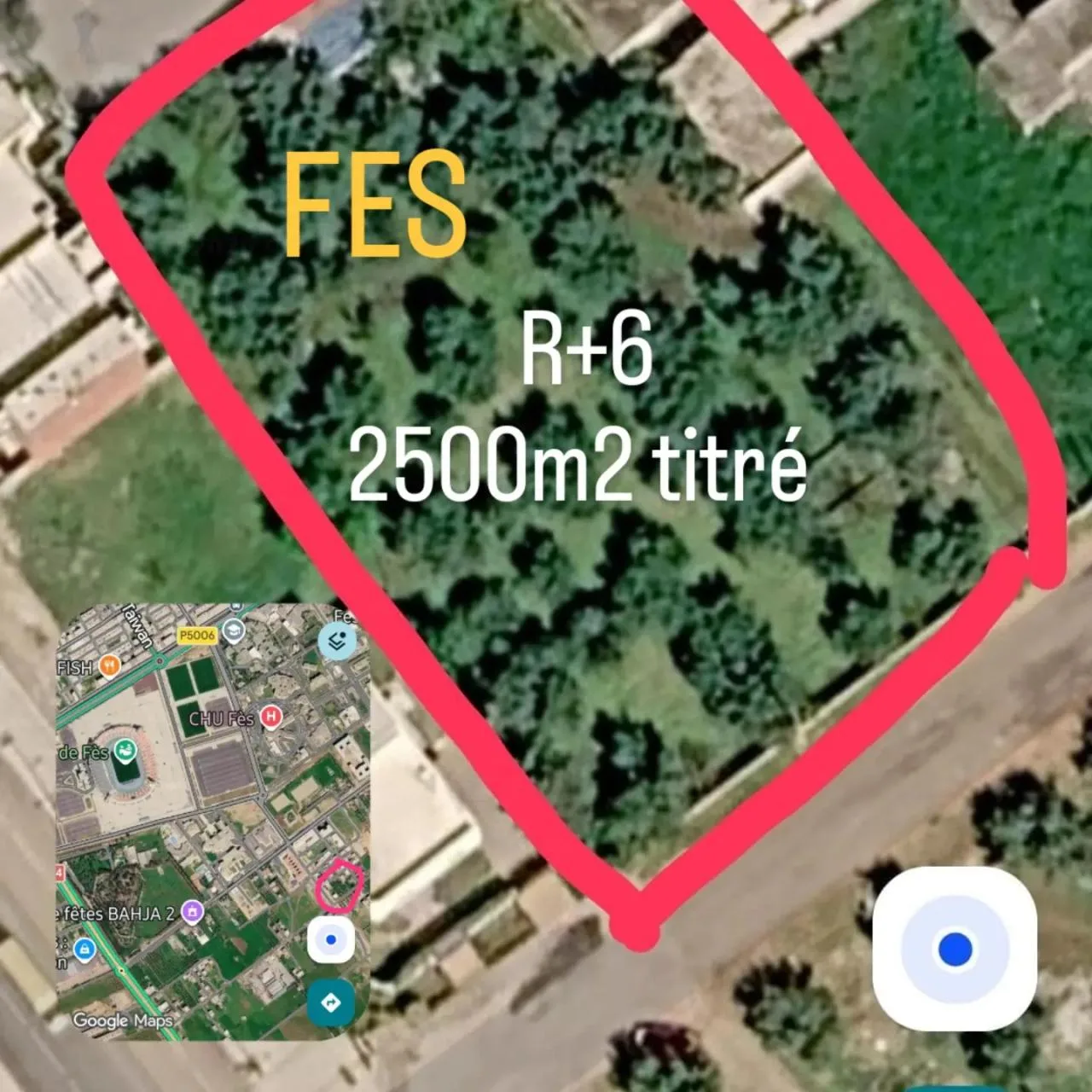 Land plot · Centre, Fes
